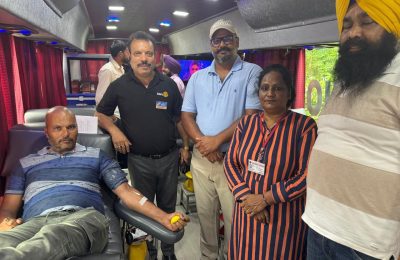 रोटरी क्लब चंडीगड़ सेंट्रल ने कारगिल विजय दिवस पर रक्तदान शिविर लगाया