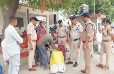 पहलगाम में हुए आतंकी हमले के बाद सुरक्षा के मद्देनजर गोहाना रेलवे जंक्शन