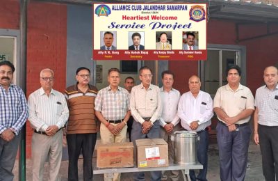 अलायंस क्लब जालंधर समर्पण ने सिविल अस्पताल जालंधर में सभी पेशेंट को कराया नास्ता*