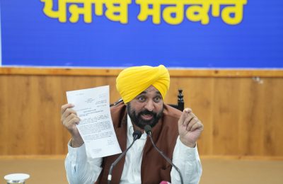 पंजाब अपनी लूट होने के बदले किसी तरह का भुगतान नहीं करेगा-भाखड़ा बांध पर सीआईएसएफ की तैनाती करने के फैसले के लिए केंद्र पर बरसे मुख्यमंत्री