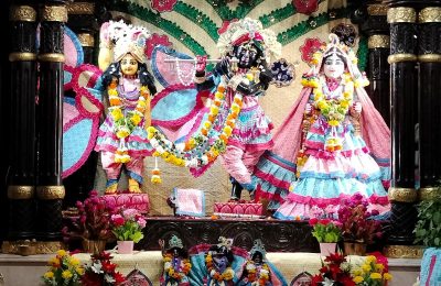 श्री चैतन्य महाप्रभु श्री श्री राधा माधव मन्दिर, प्रताप बाग में