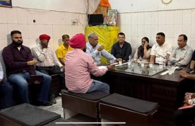 अतुल भगत ने की शौभायात्रा की तैयारियों की समीक्षा