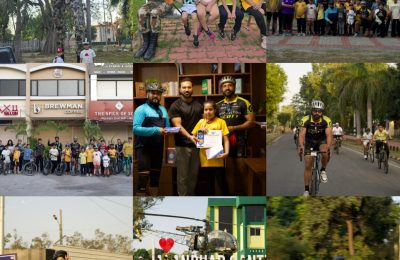 विश्व साइक्लिंग दिवस पर “मिनी साइक्लो” का आयोजन, बच्चों और अभिभावकों ने दिया फिटनेस का संदेश*