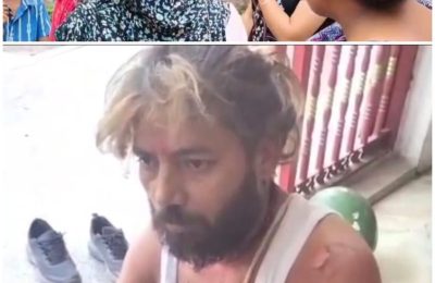 राधे कृष्ण मंदिर में पुजारी ने खुद को लगाई आग