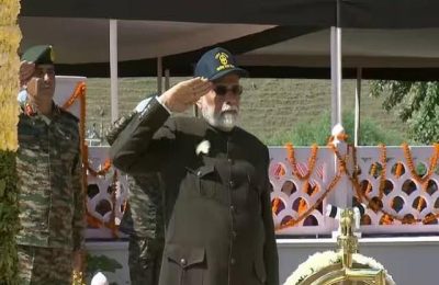 प्रधान मंत्री नरेन्द्र मोदी ने करगिल विजय दिवस की बधाई दी