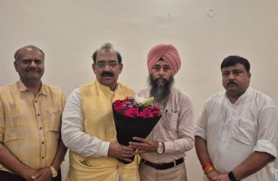 अश्विनी शर्मा के भाजपा प्रदेश अध्यक्ष बनने पर भाजपा कार्यकर्ता मना रहे हैं जश्न: हरदेव सिंह उभा