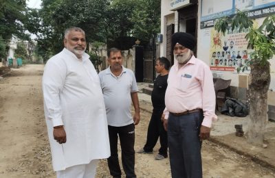 न्यू दशमेश नगर और न्यू गीता कॉलोनी में भी सड़को का काम जल्द होगा शुरू :- सुभाष गोरिया