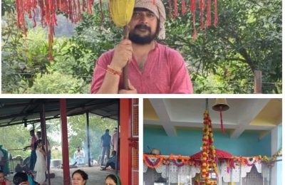 कलोहा में सावन महीने में निकलने वाली सालाना 10 दिवसीय पुश्तैनी छत यात्रा के समापन पर भंडारा किया आयोजित*