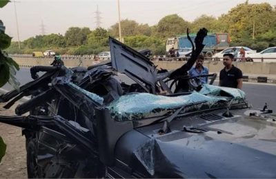 दिल्ली-जयपुर हाईवे पर दिल दहला देने वाला सड़क हादसा