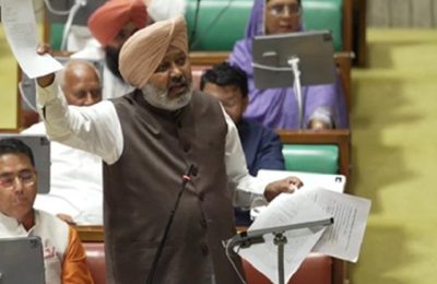 पंजाब विधानसभा में भारी हंगामा