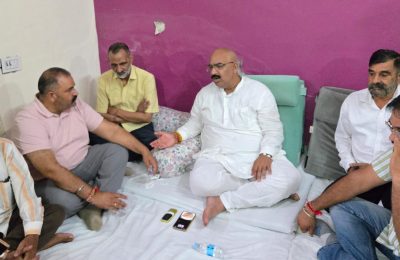 पूर्व सांसद सुशील रिंकू ने भाजपा के कार्यकारी प्रधान अश्वनी शर्मा के भाई के निधन पर जताया दुख*