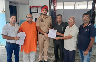पंजाबी हिंदू ग्रुप ने डीजीपी पंजाब के नाम पुलिस को सौंपे मांग पत्र : नंद सोनी