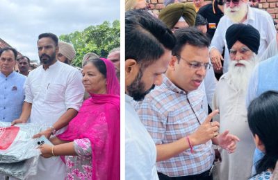 पूर्व सांसद सुशील रिंकू ने डेरा खजूरवाली धर्मशाला उदासीन संप्रदाय पिंड शंकर में लगाई हाजिरी