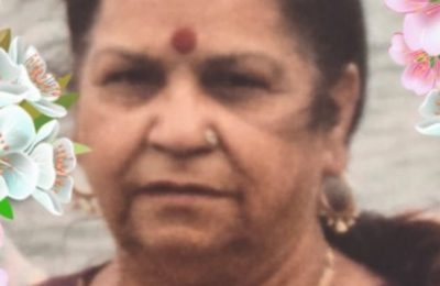 धीमान परिवार को सदम श्रीमती संतोष धीमान का निधन
