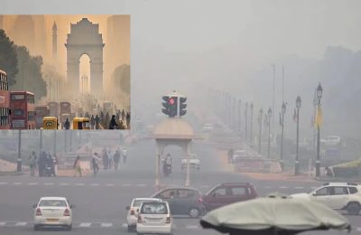 दिल्ली में AQI 400 के पार, लोगों को घर से निकलना हुआ मुश्किल