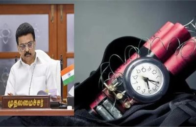 तमिलनाडु के CM आवास को मिली बम से उड़ाने की धमकी