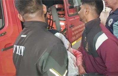 बच्चे की लिफ्ट में फंसने से मौत