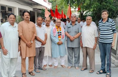 श्री चैतन्य महाप्रभु राधा माधव मंदिर (हरि बोल मंदिर), प्रताप बाग मे पापांकुशा एकादशी से कार्तिक नियम सेवा व्रत का शुभारंभ हुआ
