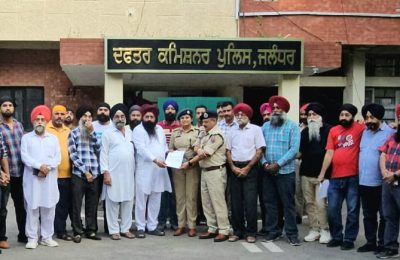 ਧਰਮ ਦੀ ਆੜ ਚ’ ਜਲੰਧਰ ਦਾ ਮਾਹੌਲ ਖਰਾਬ ਕਰਨ ਵਾਲੇ ਸ਼ਰਾਰਤੀ ਅਨਸਰਾਂ ਤੇ ਕੀਤੀ ਜਾਵੇ ਸਖਤ ਕਾਨੂੰਨੀ ਕਾਰਵਾਈ- ਸਿੱਖ ਤਾਲਮੇਲ ਕਮੇਟੀ।