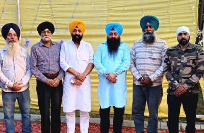ਪੰਜਾਬ ਤੋਂ ਬਾਹਰ ਵੱਸਦੇ ਸਿਕਲੀਗਰ ਸਿੱਖਾਂ ਨੂੰ ਪੰਜਾਬ ਵਿੱਚ ਵਸਾਇਆ ਜਾਵੇ