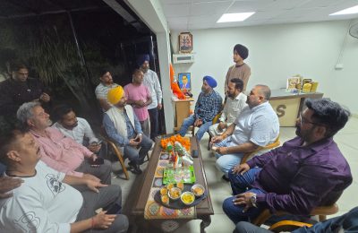 जालंधर के अर्बन एस्टेट में पूर्व सांसद सुशील रिंकू का भव्य स्वागत और धन्यवाद* 