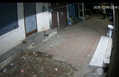 दुग्गल ढाबा पठानकोट  के पास पान और सिगरेट की थोक दुकान यादव पर रात को हुई  चोरी