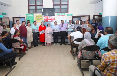 ਸਿਹਤ ਵਿਭਾਗ ਵੱਲੋਂ ਸਿਵਲ ਹਸਪਤਾਲ ਦੇ ਐਨ.ਸੀ.ਡੀ. ਕਾਰਨਰ ਵਿਖੇ ਮਨਾਇਆ ਗਿਆ “ਵਿਸ਼ਵ ਸਟ੍ਰੋਕ ਦਿਵਸ”