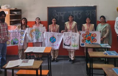 तंबाकू जागरूकता अभियान जारी  छात्रों द्वारा बनाए गए तंबाकू जागरूकता चित्र