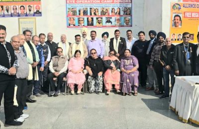 अलायंस क्लब जालंधर समर्पण  फ्री मेडिकल कैंप*अलायंस क्लब जालंधर समर्पण ने लगाया निशुल्क मेगा मेडिकल कैंप*