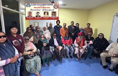 अलायंस क्लब जालंधर समर्पण ने बढ़ाया मानवीय सेवा का कारवां*