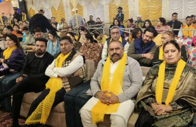 पूर्व सांसद सुशील कुमार रिंकू ने श्री मदभागवत कथा में लगाई हाजरी