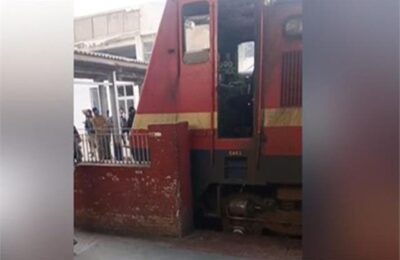 पैसेंजर रेलगाड़ी के इंजन की ब्रेक हुई फेल, बाल बाल बची जान