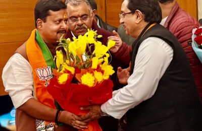 भाजपा पंजाब के वरिष्ठ नेताओं ने प्रदेश भाजपा के कार्यकारी अध्यक्ष श्री अश्वनी शर्मा जी के नेतृत्व में नव-निर्वाचित राष्ट्रीय अध्यक्ष श्री नितान नबीन जी से उनके कार्यालय में भेंट की।