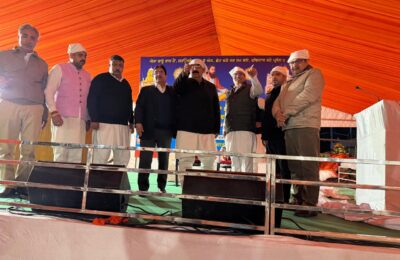 प्रदेश भाजपा पदाधिकारियों ने डेरा बल्ला में प्रधानमंत्री मोदी के आगमन को लेकर कार्यक्रम स्थल पर तैयारियों का लिया जायजा*