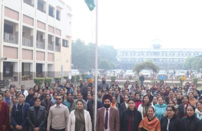 एम.जी.एन. पब्लिक स्कूल आदर्श नगर, जालंधर में 77वां गणतंत्र दिवस समारोह