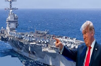 ट्रंप ने ईरान की ओर भेजा दुनिया का सबसे बड़ा युद्धपोत