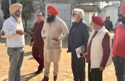 इम्प्रूवमेंट ट्रस्ट के चेयरमैन रमणीक सिंह रंधावा ने मॉडल टाउन श्मशान घाट का किया दौरा
