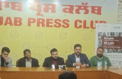 फोर्टिस हॉस्पिटल, जालंधर के सीनियर कैंसर स्पेशलिस्ट ने आज प्रेस क्लब ऑफ़ जालंधर के साथ मिलकर हुई कैंसर अवेयरनेस हेल्थ टॉक