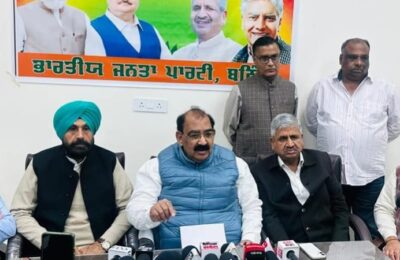 पंजाब में नशे पर पूरी तरह फेल मान सरकार, चार साल में हालात बद से बदतर – भाजपा का सीधा हमला”