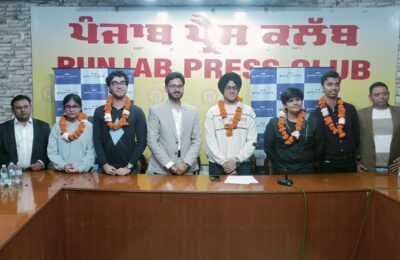 रैंकर्स एकेडमी के छात्रों ने जेईई मेन 2026 में किया शानदार प्रदर्शन, अनीश चावला बने जालंधर टॉपर