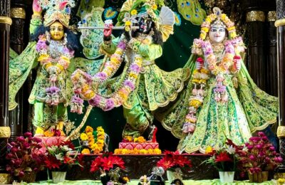 श्री चैतन्य महाप्रभु राधा माधव मंदिर, प्रताप बाग के  मंदिर प्रांगण में श्री चैतन्य महाप्रभु जी का आविर्भाव गौर पूर्णिमा और जगन्नाथ मिश्र जी का आनंद उत्सव अत्यंत श्रद्धा एवं उल्लास के साथ मनाया जा रहा