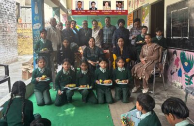 अलायंस क्लब जालंधर समर्पण ने गवर्नमेंट प्राइमरी स्कूल में किया सार्थक प्रोजेक्ट*