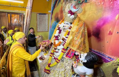 जिसने खुद को भगवान को सौंपा, उसे संसार हिला नहीं सकता-नवजीत भारद्वाज*