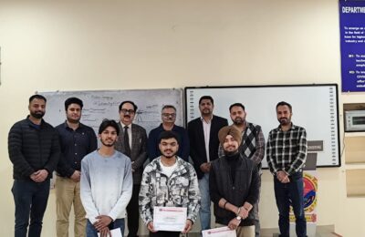 मेहर चंद पॉलिटेक्निक कॉलेज में राष्ट्रीय विज्ञान दिवस–2026 के अवसर पर ऑटोकैड ड्राइंग  प्रतियोगिता आयोजित