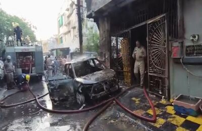 भीषण आग लगने से 8 लोगों की दर्दनाक मौत