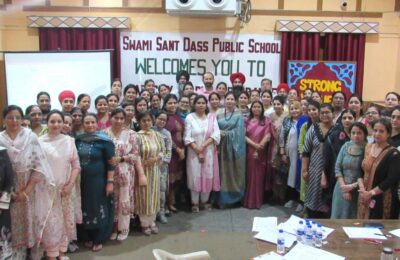 स्वामी संत दास पब्लिक स्कूल, जालंधर में मूल्य शिक्षा पर क्षमता निर्माण कार्यक्रम आयोजित