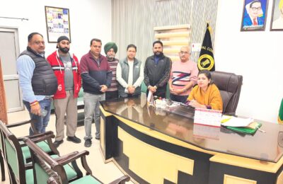 एंटी करप्शन सेल, ह्यूमन राइट्स काउंसिल की कमिश्नर नगर निगम फगवाड़ा के साथ विशेष बैठक