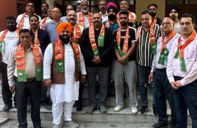 विधानसभा हल्का नकोदर में वरिष्ठ भाजपा नेता और पूर्व सांसद सुशील रिंकू की अध्यक्षता में मीटिंग*