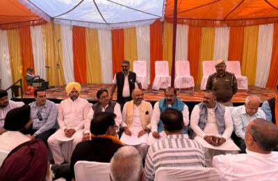 अमित शाह की रैली की तैयारियों को लेकर अश्वनी शर्मा और सुशील रिंकू की अगुवाई में नकोदर में बैठक*