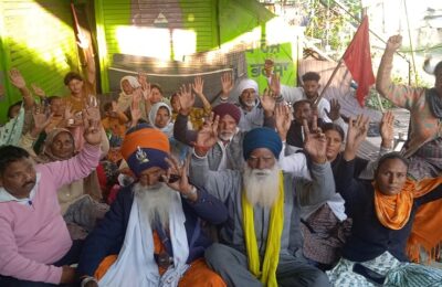 ਪੇਂਡੂ ਮਜ਼ਦੂਰ ਯੂਨੀਅਨ ਵਲੋਂ ਦਲਿਤ ਨੌਜਵਾਨ ਦੇ ਕਾਤਲਾਂ ਦੀ ਗ੍ਰਿਫ਼ਤਾਰੀ ਲਈ 17 ਨੂੰ ਰੋਡ ਜਾਮ ਕਰਨ ਦਾ ਐਲਾਨ